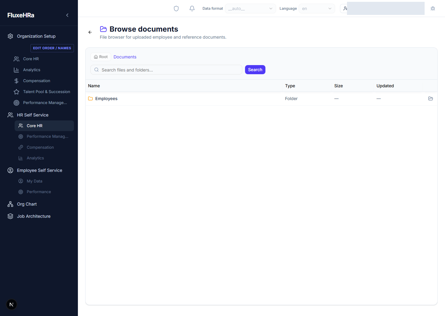 Private document access